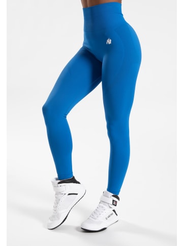 Gorilla Wear Nahtlose Leggings Olivia - Blau