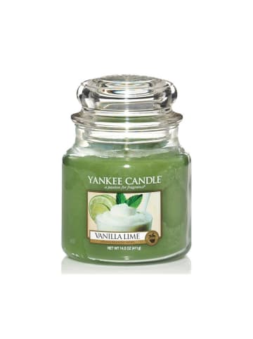 Yankee Candle Duftkerze Vanille-Limette in Grün
