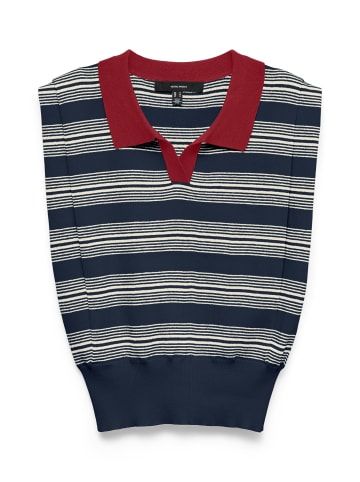 Vero Moda Pullunder mit Polokragen und Strickbund in Biking Red