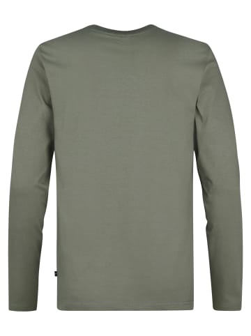 Petrol Industries Rundhals Pullover Pierre in Grün
