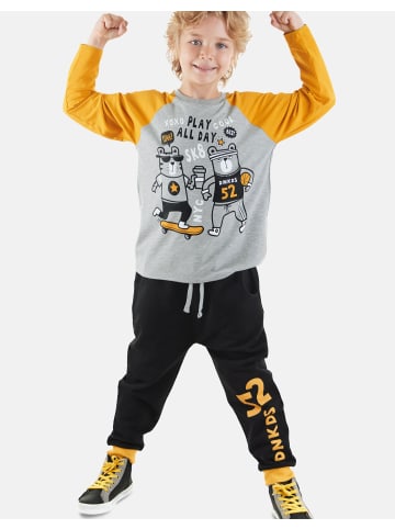 Denokids Set Play Allday in Grey Melange