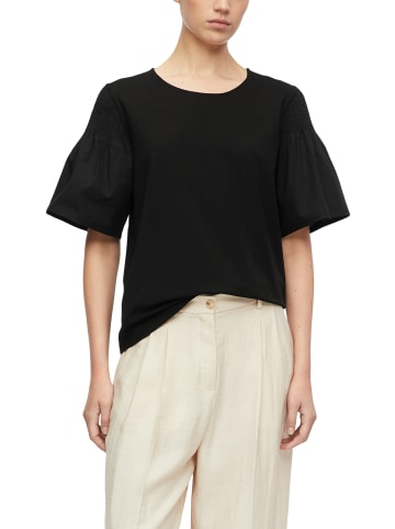 comma T-Shirt in schwarz