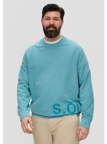 s.Oliver Sweatshirt in 6565_türkis