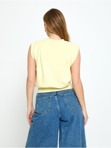 minus Sweatshirt in Soft Yellow
