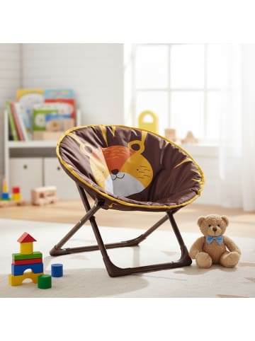 relaxdays Moonchair Kinder "Löwe" - (B)50 x (H)47 x (T)48 cm