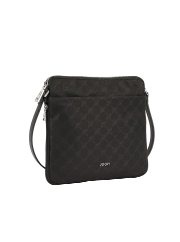 JOOP! Schultertasche 'Nylon Cornflower Lola in Schwarz 25,00 x 24,00 x 7,00 cm'