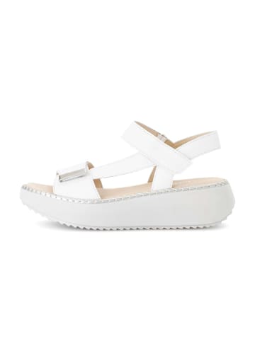 Gabor Plateau Sandalen in weiß