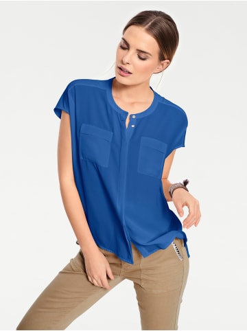 Heine Oversized Bluse in royalblau