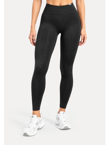 Leggings Adrielle Pocket Seamless in Schwarz