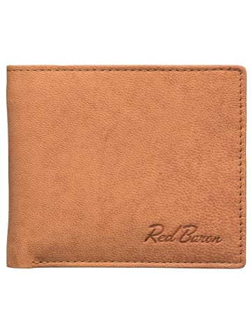 Red Baron Portemonnaie in Braun - (L) 11 x (B) 9,5 cm