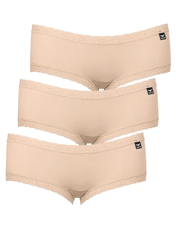 Like It 3er Pack Panty in nude