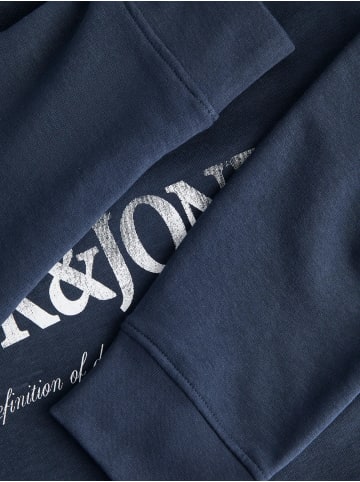 JACK & JONES Junior Casual Sweatshirt Rundhals JJDEVIN in navy blazer