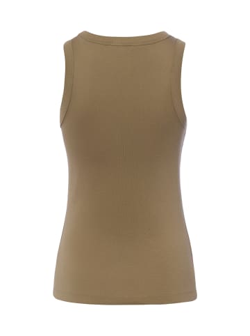 Marie Lund Tanktop in khaki - 0003
