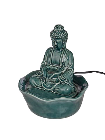Butlers Tischbrunnen BALANCE Buddha in Grün