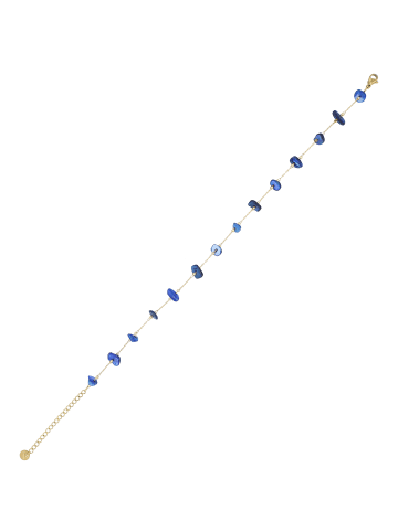 Adeliás Damen Anhänger aus Edelstahl mit Perle in gold