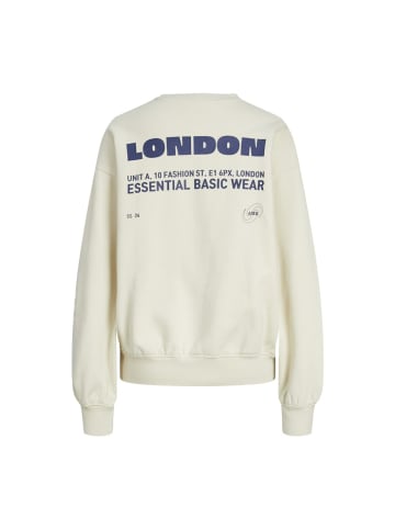JJXX Sweatshirt in bone white