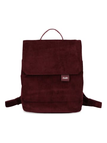 Zwei Mademoiselle.M City Rucksack 29 cm nubuk bordeaux 1