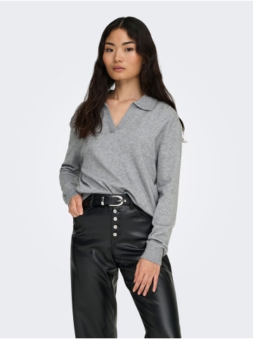 ONLY Strickpullover in Ultimate Grey