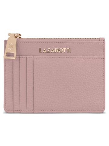 Lazarotti Bologna Leather Schlüsseletui Leder 11,5 cm mit Air Tag Fach in rose