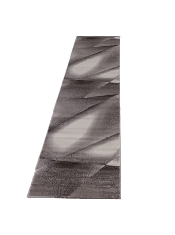 KADIMA DESIGN Teppich Kurzflor Waschbar Abstrakt ASPEN Strapazierfähig OEKO-TEX in Braun