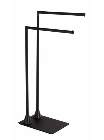 Wenko Handtuch und Kleidung in Schwarz, (B) 43 x (H) 78 x (L) 20 cm