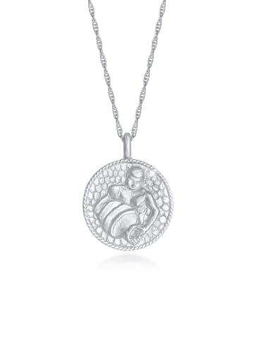Elli Halskette 925 Sterling Silber Sternzeichen, Sternzeichen - Wassermann in Silber