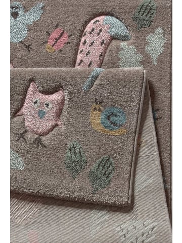 Sigikid Teppich "Forest" in Taupe/Pastellblau/Pastellgrün/Pastellrosa