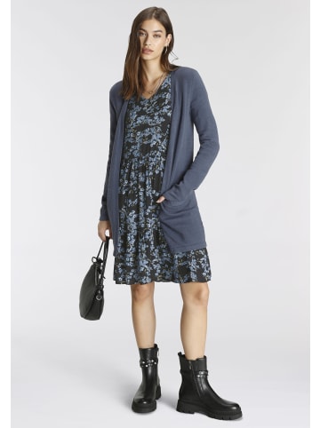 Tamaris Strickjacke in indigo melange