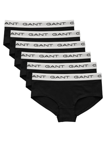 Gant Slip 6er Pack in Schwarz