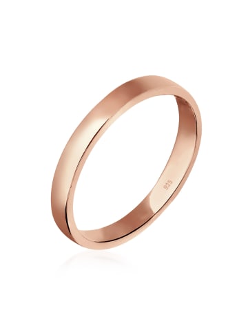 Elli Ring 925 Sterling Silber Ehering in Rosegold