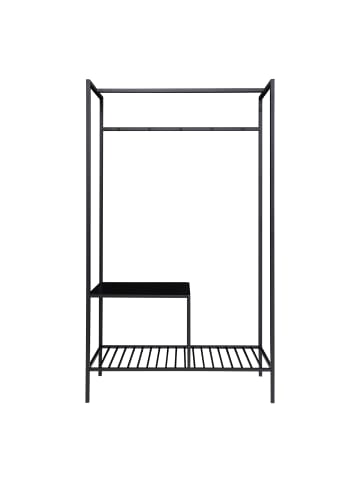 ebuy24 Garderobenständer  Vita Schwarz 38 x 101 cm