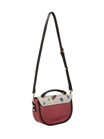 myMo Women Satchel in White Rose