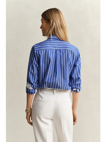 Gant Bluse in blau weiß