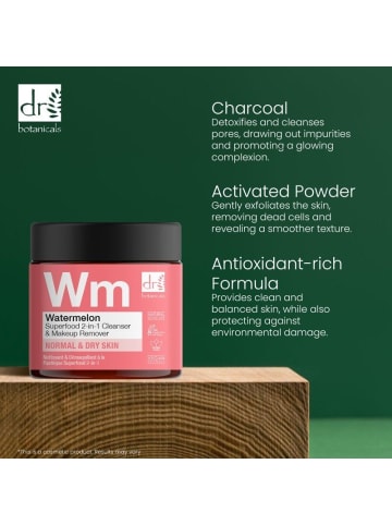 Apothecary 2-in-1 Reiniger & Make-up-Entferner „Wassermelone“ 60 ml