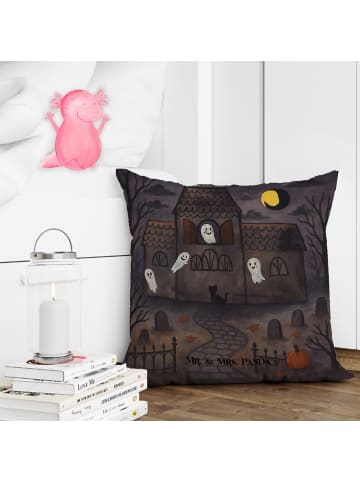 Mr. & Mrs. Panda Kopfkissen Geister Villa Design ohne Spruch in Weiß