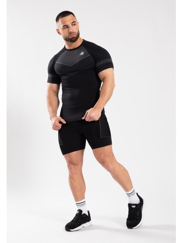 Gorilla Wear Norton Nahtlose Kurze Strumpfhose – Schwarz