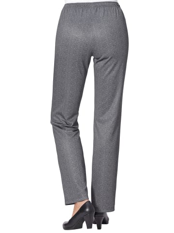 WITT WEIDEN Jersey-Hose in grau-gemustert