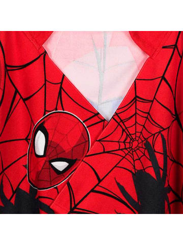 Spiderman Kinder Kapuzenhandtuch 70x140 cm Marvel Badeponcho in Rot