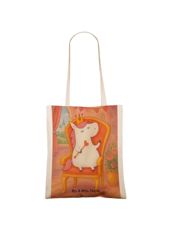 Mr. & Mrs. Panda Shopping Tasche Einhorn Prinzessin Design ohne ... in Weiß