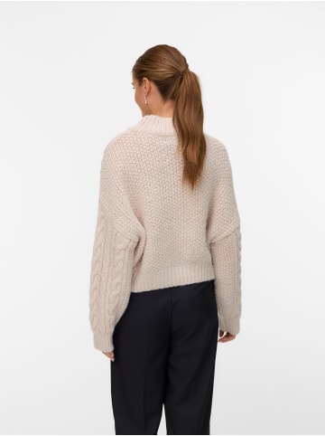 Vero Moda Strickpullover in Silver Gray