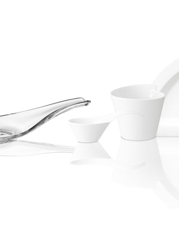 Villeroy & Boch 6er Set Teetasse NewWave 220 ml weiß in weiß