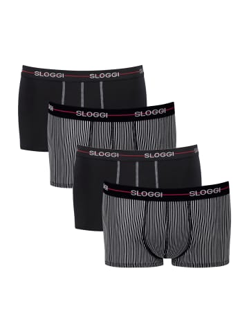 Sloggi Hipster Short / Pant Start in Red - Dark combination