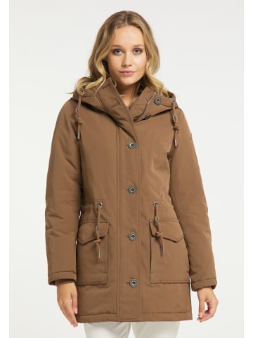 DreiMaster Klassik Winterjacke in Dunkelbeige