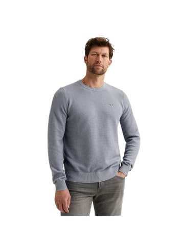 PME Legend Pullover R-NECK COTTON MODAL in Blau