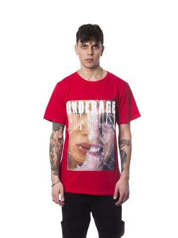 Nicolo Tonetto Rot Baumwolle Herren T-Shirt