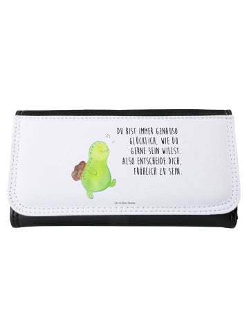 Mr. & Mrs. Panda Portemonnaie für Damen Schildkröte Pfeifen mit ... in Weiß