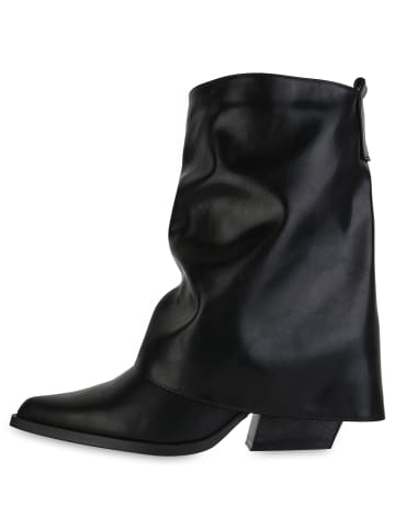 VAN HILL Cowboy Boots Sofia in Schwarz