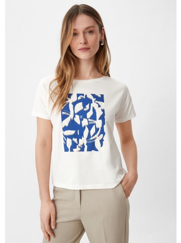 comma T-Shirt kurzarm in Weiß
