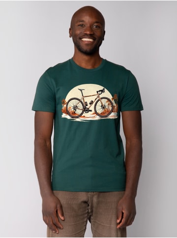 wat? Apparel T-Shirt Gravelbike in Dunkelgrün