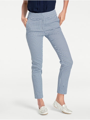 Heine Hose in marine-weiß